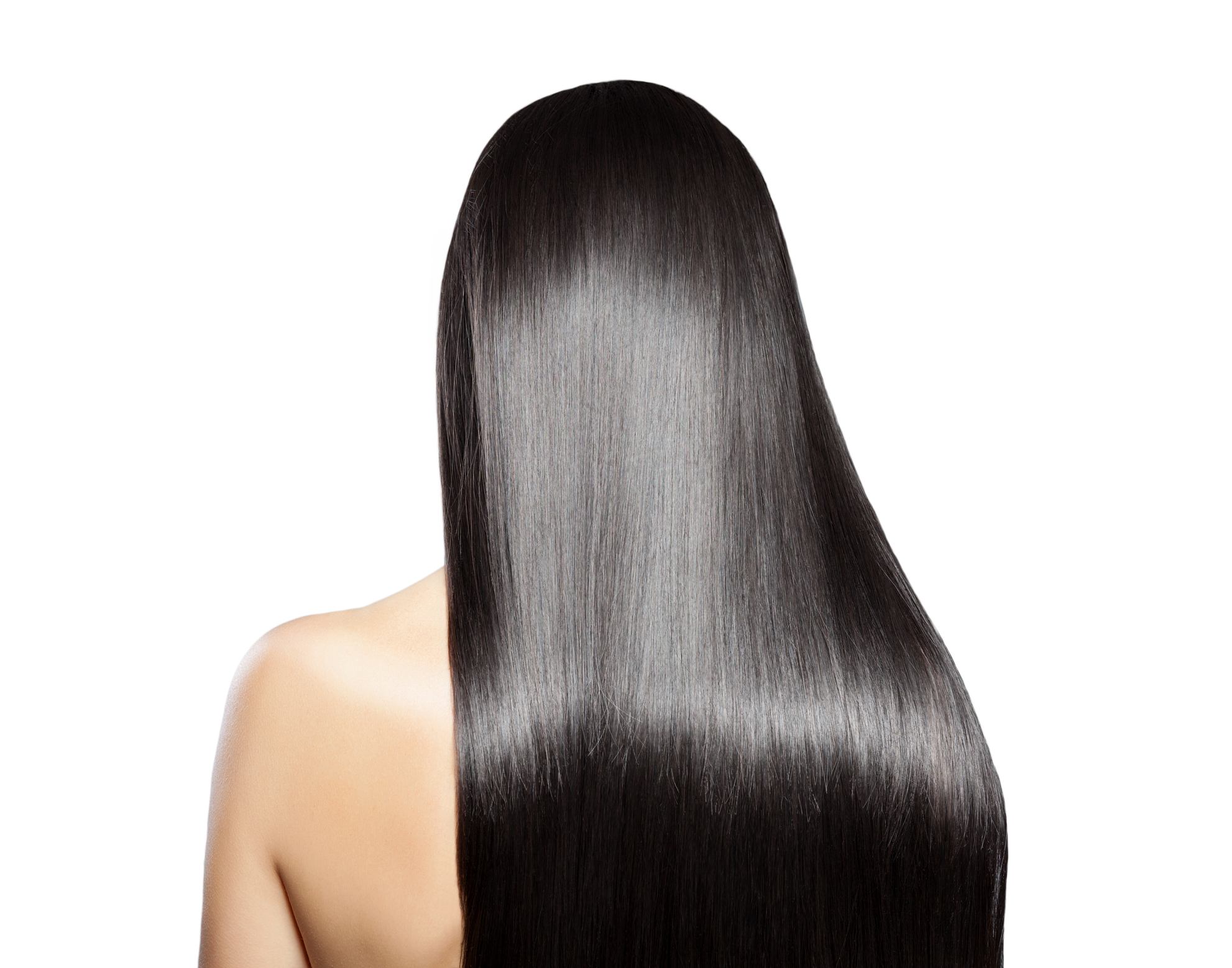 Long Black Hair of a Person Cutout